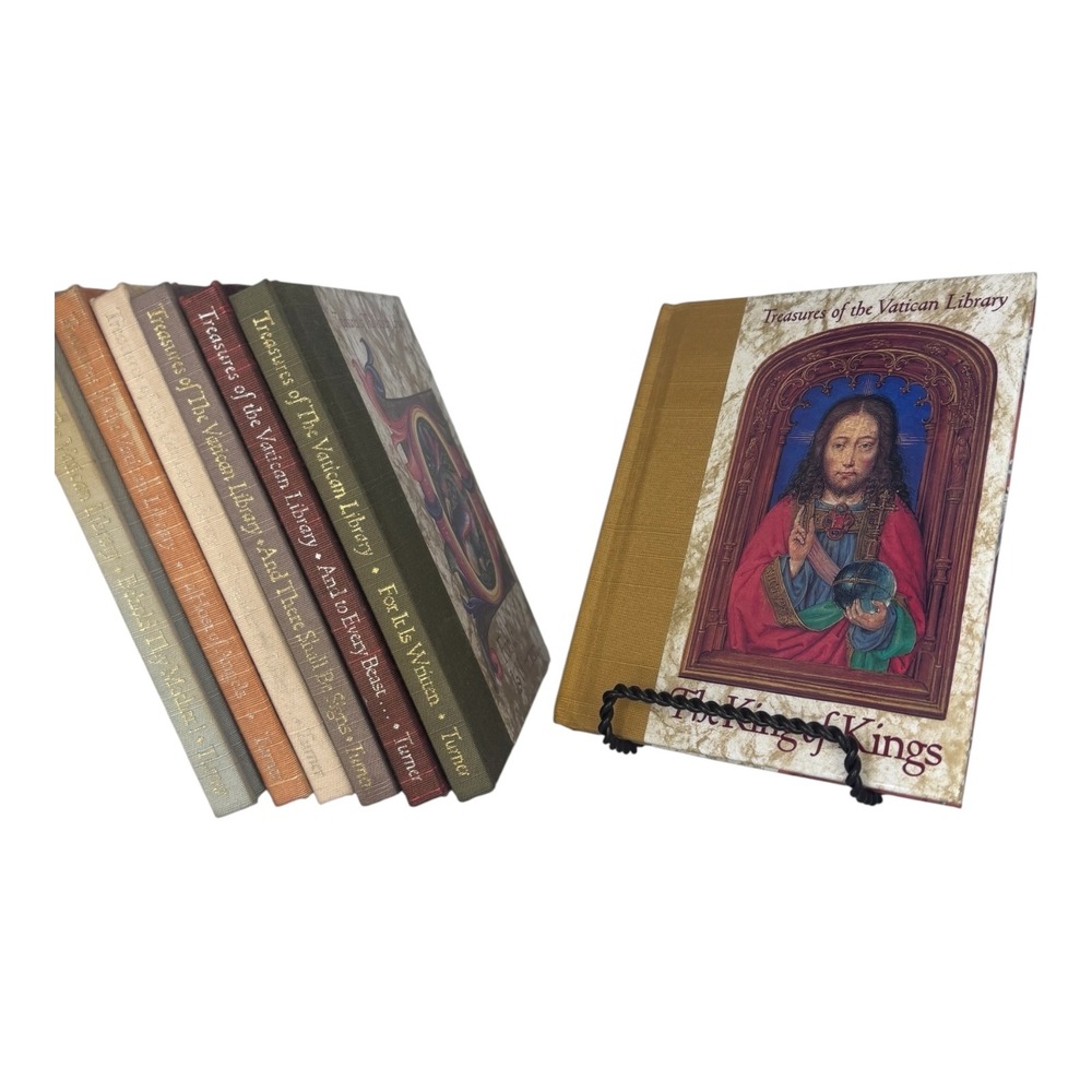 Treasures of the Vatican Library Mini Books Set of 7 Hardcover Religious Art